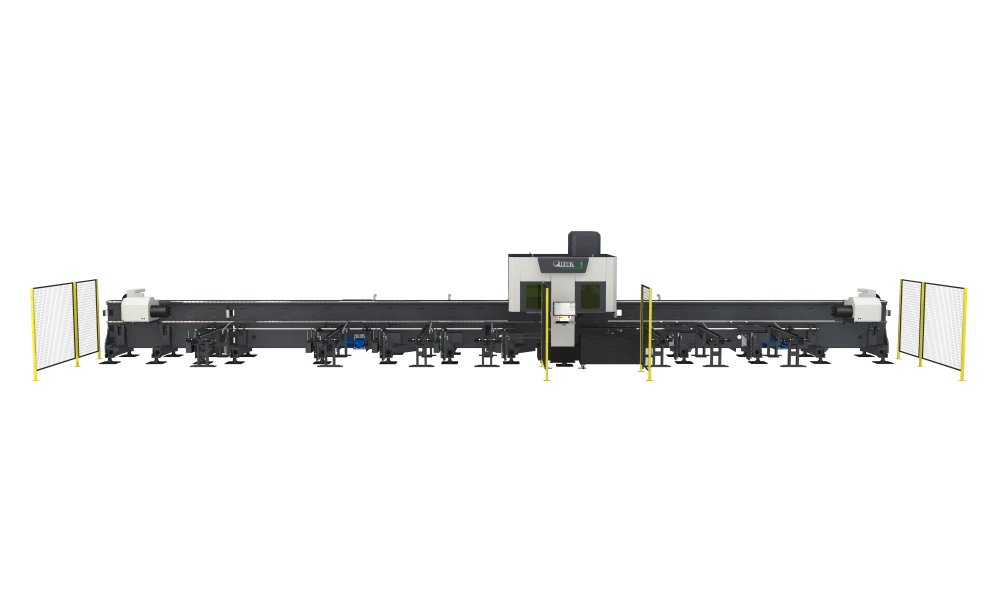 Heavy-Duty 2+1 Chuck Laser Tube Cut Machine